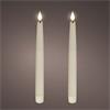 REALISTIC LED TAPERED WAX DINNER CANDLE