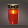RED LED GRAVE CANDLE