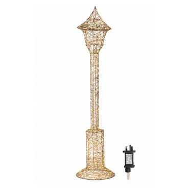 1.2MTR LIT GOLDEN ELEGANCE LAMP POST