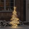 90CM LIT GOLDEN ELEGANCE TREE WITH STAR