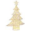 90CM LIT GOLDEN ELEGANCE TREE WITH STAR