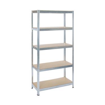 HEAVY DUTY BOLTLESS SHELVING 5 SHELVES 220cm HEIGHT