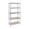 HEAVY DUTY BOLTLESS SHELVING 5 SHELVES 220cm HEIGHT