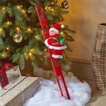 LADDER CLIMBING SANTA