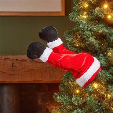 SANTAS STUCK ANIMATED LEGS