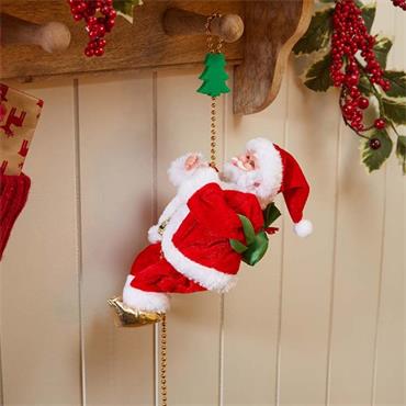 ROPE CLIMBING SANTA