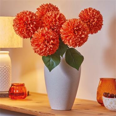 AUBURN FAUX DAHLIA BUNCH