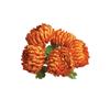 AMBER FAUX MUMS BUNCH