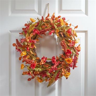 AUTUMN SWIRL WREATH 45CM