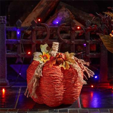RAFFIA PUMPKIN ORANGE XL