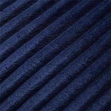 DARK BLUE VELVET CUSHION 45CM