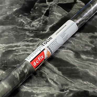 DC FIX SELF ADHESIVE 2MX45CM BLACK MARBLE