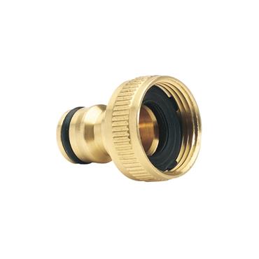BRASS GARDEN HOSE TAP CONNECTOR 3/4' BSP