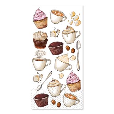 NAPKIN WITH CAKE DESIGN