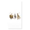 NAPKIN WITH AUTUMNAL DRIED FLOWERS L20CM