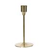 CANDLEHOLDER BRASS GOLD 20.5CM