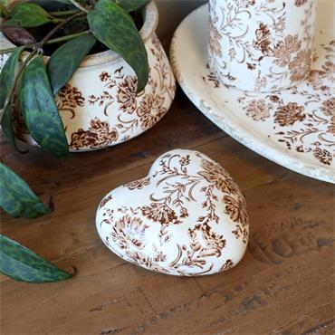 GRENOBLE FLORAL HEART 8CM