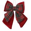 TARTAN VELVET BOW