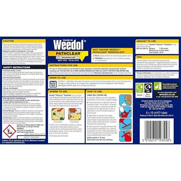WEEDOL PATH & GRAVEL WEED CONTROL TUBES