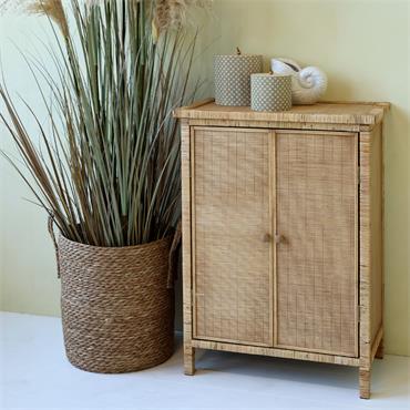 TWO DOOR BRAIDED CABINET