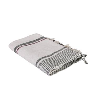 MARIA PLAID THROW GREEN