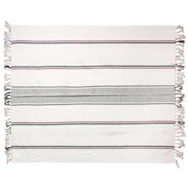 MARIA PLAID THROW GREEN