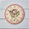 ROBIN WALL CLOCK AND THERMOMETER