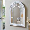 ARCADIA HOME AND GARDEN MIRROR SILVERGRIS