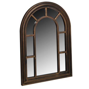 ARCADIA HOME AND GARDEN MIRROR COPPERGRIS
