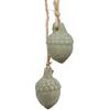 HANGING VELOUR ACORNS