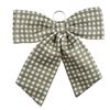 GREEN CHECKERED BOW