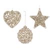 PEARL AND CHAMPAGNE HANGING ORNAMENT