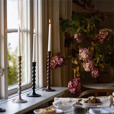 SIGRID CANDLE HOLDER WINE RED