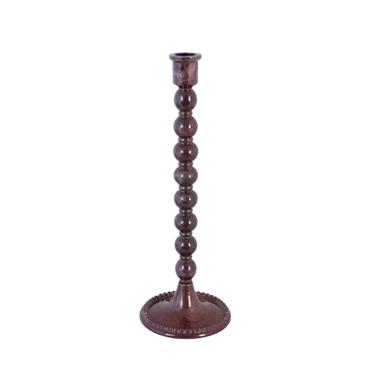 SIGRID CANDLE HOLDER WINE RED