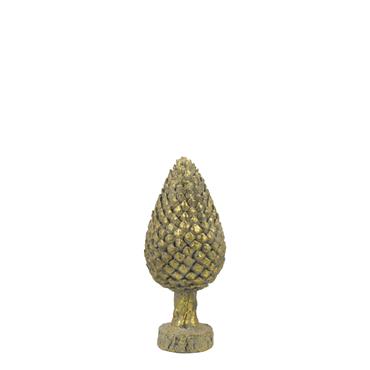 ANTIQUE BRASS DECOR ON FOOT H27.5/D11.5cm