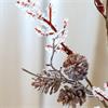 FROST PINECONE BRANCH 72CM
