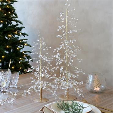 GOLD BEADED TREE 61CM