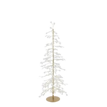 GOLD BEADED TREE 61CM
