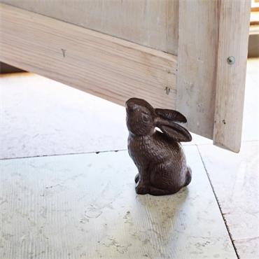 BROWN RABBIT DOOR STOPPER BOOKEND