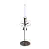 JOSEFINE BOW ANTIQUE BRASS CANDLE HOLDER