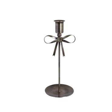 JOSEFINE BOW ANTIQUE BRASS CANDLE HOLDER
