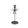 JOSEFINE BOW ANTIQUE BRASS CANDLE HOLDER
