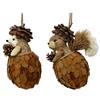 SQUIRREL IN PINECONE H21.5CM