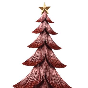 TREE POLYRESIN RED 48CM