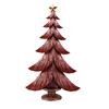 TREE POLYRESIN RED 48CM