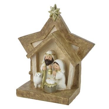 NATIVITY FAMILY SET DECORATION