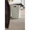 LAUNDRY HAMPER BASKET 50LTR WHITE