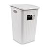 LAUNDRY HAMPER BASKET 50LTR WHITE