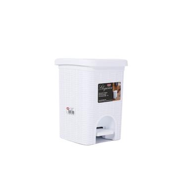 SMALL 6LT DUSTBIN WHITE