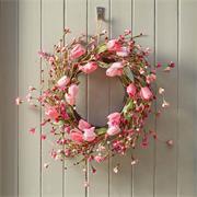 TULIP WREATH 45CM
